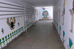 Before and after tunnel renovation